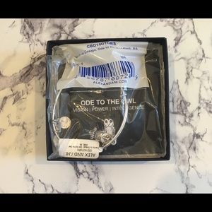 Alex and Ani Ode to the Owl charm bracelet